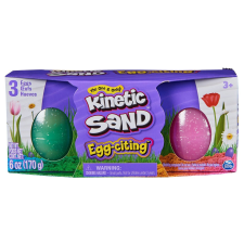 Kinetic Sand KINETIKUS HOMOK 3 TOJÁSCSOMAG MEGLEPETÉSSEL kreatív és készségfejlesztő