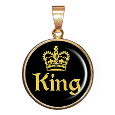 KING – CARSTON Elegant medál lánccal vagy kulcstartóval medál