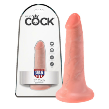  King Cock 5 dildó (13 cm) - natúr műpénisz, dildó