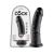 King Cock 8 dildó (20 cm) - fekete