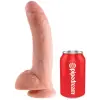 King Cock Dildo King Cock golyókkal 22 x 5,1 cm-es szék