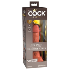  King Cock Elite 6 - tapadótalpas, élethű dildó (15cm) - söté műpénisz, dildó