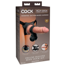 King Cock Elite Deluxe - felcsatolható dildó szett műpénisz, dildó