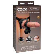 King Cock Elite Deluxe - felcsatolható dildó szett műpénisz, dildó
