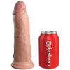 King Cock - ELITE REALISTA DILDO VIBRÁLÓ ÉS SZILIKON 20,3 CM