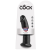 King Cock KIRÁLY KAKA - 9 DILDO FEKETE 22,9 CM