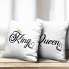  King és Queen páros párna - Páros ajándék