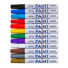 KING GARL Lakkmarker 2-3mm, kerek King Garl kék filctoll, marker
