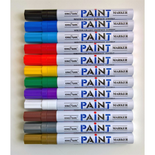 KING GARL Lakkmarker 2-3mm kerek sárga KING GARL filctoll, marker