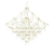 King Home CONSTELATION GOLD MSE1501100127 Függőlámpa 72x72W/LED 3000K 2880LM IP20