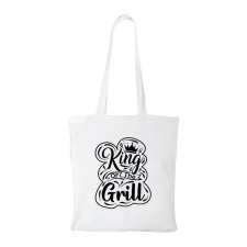 King of the grill - Bevásárló táska fehér ajándéktárgy
