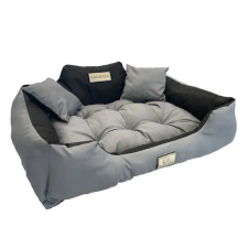 Kingdog kutyafekhely 145x115 szürke-fekete szállítóbox, fekhely kutyáknak