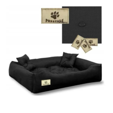  Kingdog prestige fekhely m 75x65 fekete kutyáknak és macskáknak szállítóbox, fekhely kutyáknak