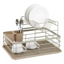 Kinghoff 2 szintes edényszárító 43 x 32 cm - bézs (KH-1839) konyhai eszköz