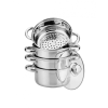 Kinghoff 5 részes pároló edény készlet Ø18 cm - 2.5L (KH-3317)