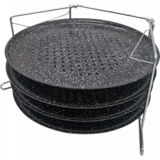 Kinghoff KH-1553 5 Részes Pizzaforma Tapadásmentes Bevonattal - Ø32 cm (KH-1553) sütés és főzés