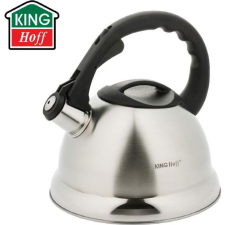 Kinghoff KH-3244 Teáskanna, Sípszóval - Inox - 3.0L (KH-3244) vízforraló és teáskanna