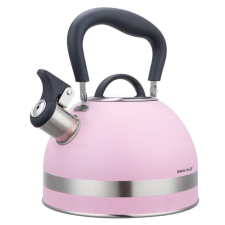 Kinghoff teáskanna, sípszóval - 1.8L - pink (KH-1856) vízforraló és teáskanna