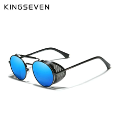 Kingseven extravagáns polarizált napszemüveg oldalt napellenzővel, kék lencsével