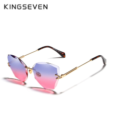 Kingseven KINGSEVEN keret nélküli színátmenetes női napszemüveg, színes napszemüveg