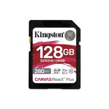 Kingston 128GB Canvas React Plus SDXC UHS-II CL10 Memóriakártya memóriakártya