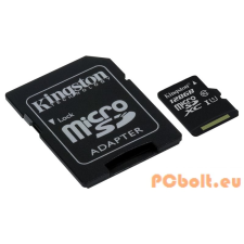 Kingston 128GB Micro SDXC CL10 UHS-I adapterrel memóriakártya