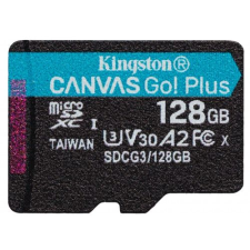 Kingston 128GB microSDXC Canvas Go! Plus 170R A2 U3 V30 Card adapter nélkül (SDCG3/128GBSP) memóriakártya