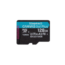 Kingston 128GB microSDXC Kingston Canvas Go! Plus UHS-I U3 V30 A2 (SDCG3/128GBSP) memóriakártya