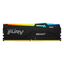 Kingston 16GB / 6000 Fury Beast RGB Black (AMD EXPO) (CL30) DDR5 RAM memória (ram)