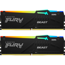 Kingston 16GB 6000MHz DDR5 RAM Kingston Fury Beast RGB CL36 (2x8GB) (KF560C36BBEAK2-16) memória (ram)