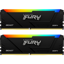  Kingston 16GB DDR4 3200MHz Kit(2x8GB) Fury Beast RGB Black memória (ram)