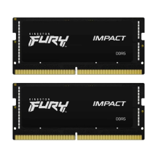 Kingston 16GB DDR5 4800MHz Kit(2x8GB) SODIMM Fury Impact Black memória (ram)