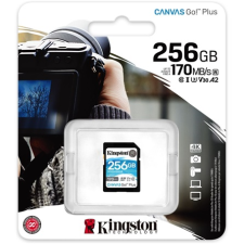 Kingston 256GB Canvas Go! Plus UHS1 U3 V30 SDXC memóriakártya (SDG3/256GB) memóriakártya