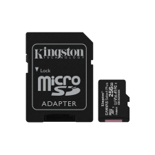 Kingston 256GB Canvas Select Plus microSDXC UHS-I CL10 memóriakártya + Adapter memóriakártya