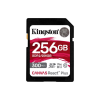 Kingston 256GB SDHC Kingston Canvas React Plus CL10 UHS-II U3 V90 memóriakártya (SDR2/256GB) (SDR2/256GB)
