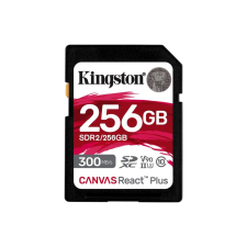 Kingston 256GB SDHC Kingston Canvas React Plus CL10 UHS-II U3 V90 memóriakártya (SDR2/256GB) (SDR2/256GB) memóriakártya