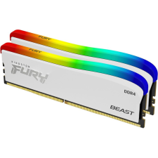 Kingston 32GB 3600MHz DDR4 Kit(2x16) Fury Beast RGB SE White (KF436C18BWAK2/32) memória (ram)