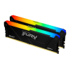 Kingston 32GB DDR4 3200MHz Kit(2x16GB) Fury Beast RGB Black (KF432C16BB2AK2/32)