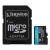 Kingston 512GB microSDXC Kingston Canvas Go! Plus UHS-I U3 V30 A2 adapter (SDCG3/512GB)