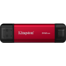 Kingston 512GB USB3.2 Dual Portable SSD Red SPSD/512GB merevlemez, ssd