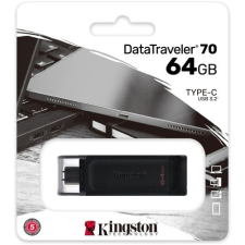  Kingston 64GB DataTraveler 70 USB-C pendrive fekete pendrive