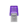 Kingston 64gb datatraveler microduo 3c usb 3.2 gen 1 / usb-c pendrive lila