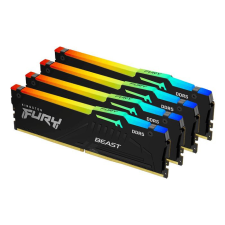 Kingston 64GB DDR5 5200MHz Kit(4x16GB) Fury Beast RGB Black memória (ram)