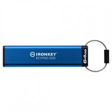 Kingston 64GB IronKey Keypad 200 USB3.2 Blue (IKKP200/64GB) pendrive