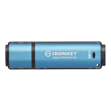 Kingston 64GB IronKey Vault Privacy 50 USB 3.0 Pendrive - Kék pendrive