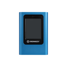 Kingston 960GB IronKey Vault Privacy 80 USB 3.2 Külső SSD - Kék (IKVP80ES/960G) merevlemez
