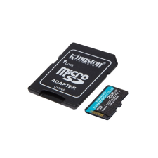 Kingston Canvas Go Plus 256GB MicroSDXC Class 10 UHS-I U3 memóriakártya + adapter memóriakártya
