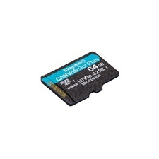 Kingston Canvas Go Plus MicroSDXC memóriakártya, 64GB memóriakártya