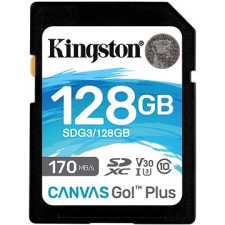 Kingston Canvas Go! Plus SDXC 128GB + SD adapter memóriakártya