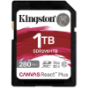 Kingston Canvas React Plus V60 1000GB SDXC 150 MB/s SDR2V6/1TB